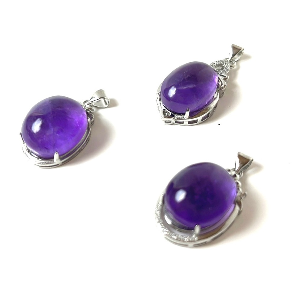COPY - Real Amethyst Crystal Pendants